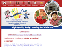 Tablet Screenshot of kiddieu.org